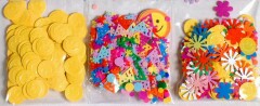 Alpen Scatters - 28gm Smiling Faces 3 Assorted & Party Shapes